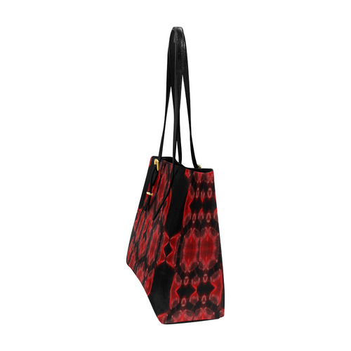 Red Alaun Mandala Euramerican Tote Bag/Large (Model 1656)