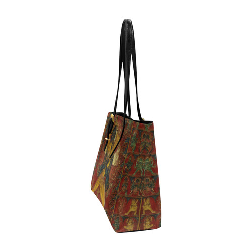 Buddhist Deity Kalachakra Euramerican Tote Bag/Large (Model 1656)