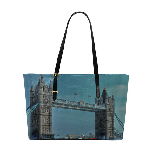 London Tower Bridge, Europe Euramerican Tote Bag/Large (Model 1656)