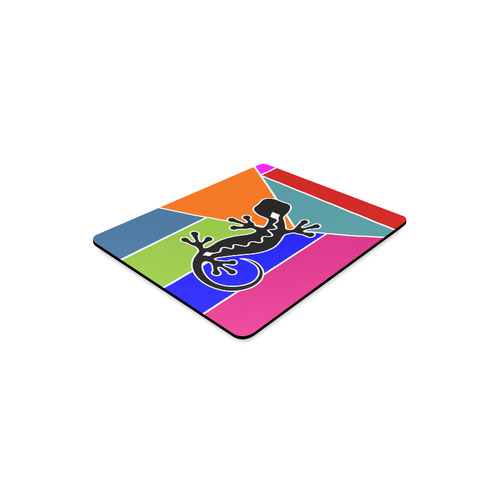 Modern Geometric Mosaic Contrast Gecko Rectangle Mousepad