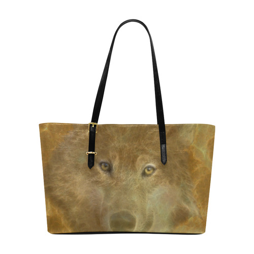 The Wolf in the Moon Euramerican Tote Bag/Large (Model 1656)