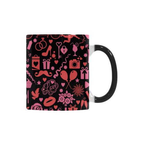 Pink Love Custom Morphing Mug