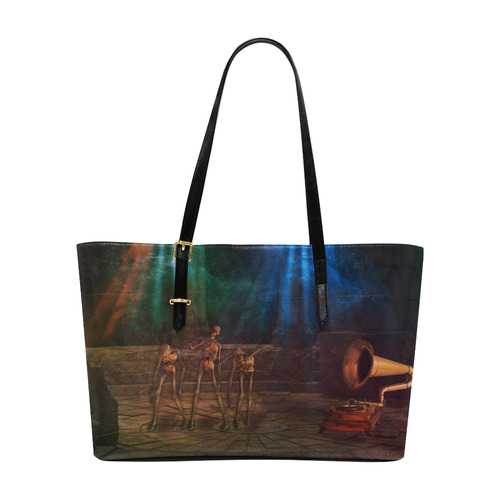 Zombie Disco Dance Euramerican Tote Bag/Large (Model 1656)