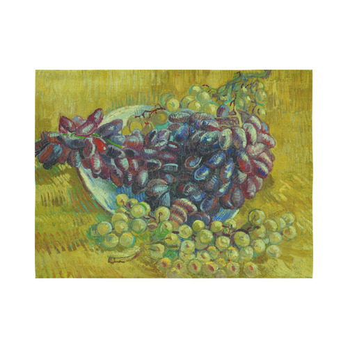 Vincent van Gogh Grapes Fine Art Painting Cotton Linen Wall Tapestry 80"x 60"