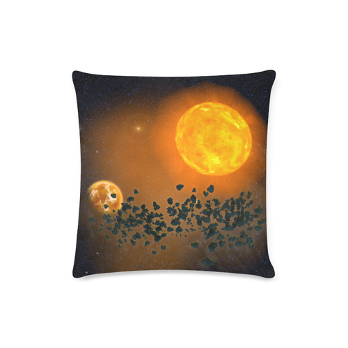 Space scenario - The Apocalypse Custom Zippered Pillow Case 16"x16" (one side)