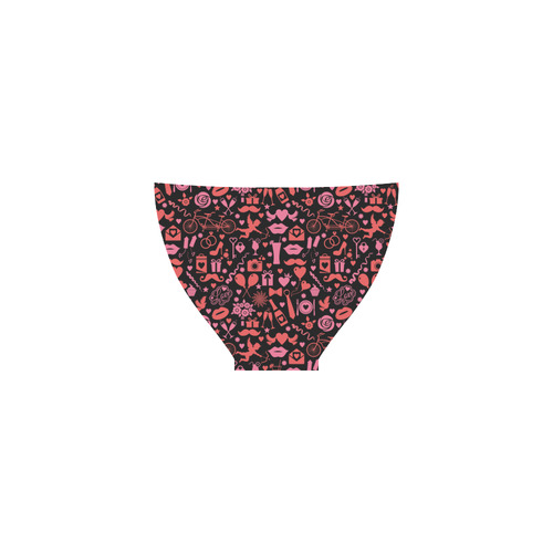 Pink Love Custom Bikini Swimsuit