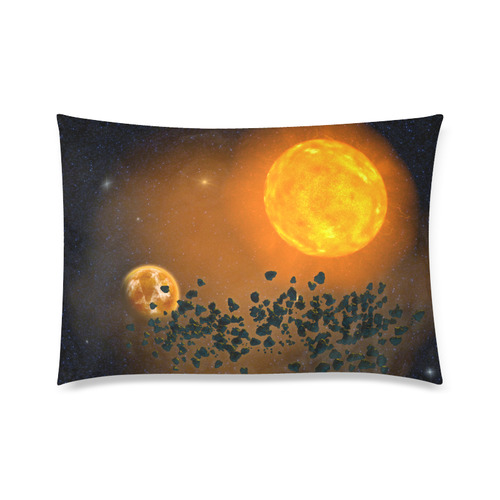 Space scenario - The Apocalypse Custom Zippered Pillow Case 20"x30" (one side)