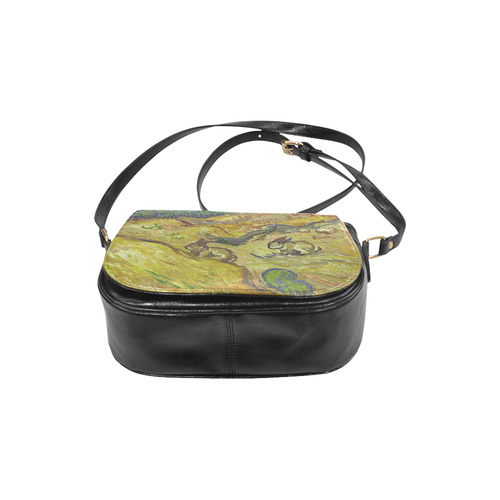 Vincent van Gogh Landscape with Rabbits Classic Saddle Bag/Small (Model 1648)