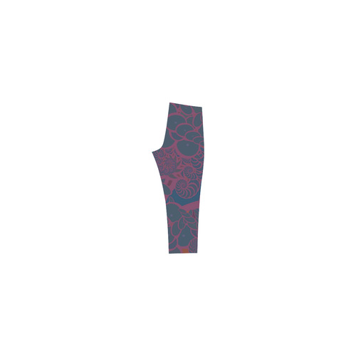 Rainforest at Night Capri Legging (Model L02)