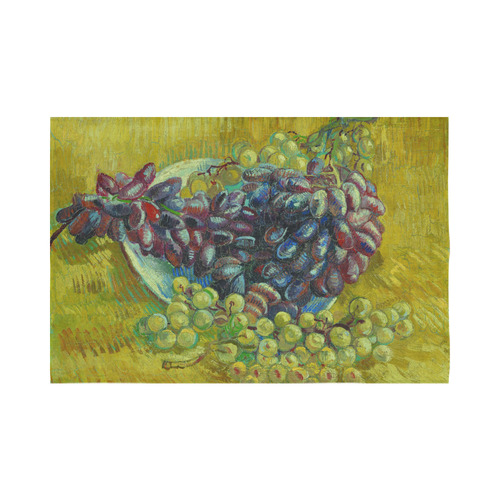 Vincent van Gogh Grapes Fine Art Painting Cotton Linen Wall Tapestry 90"x 60"