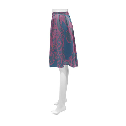 Rainforest at Night Athena Women's Short Skirt (Model D15)