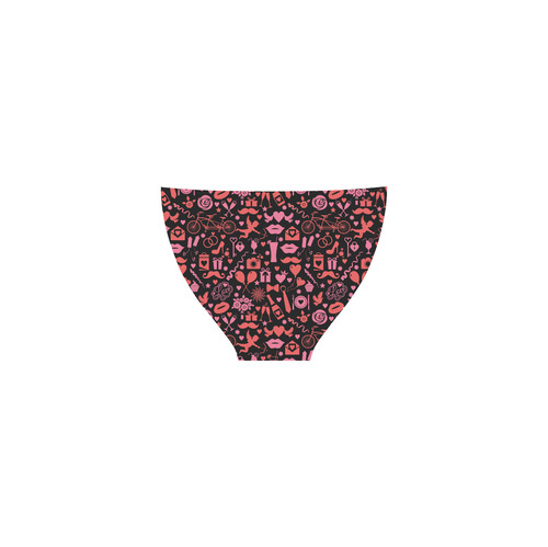Pink Love Custom Bikini Swimsuit (Model S01)