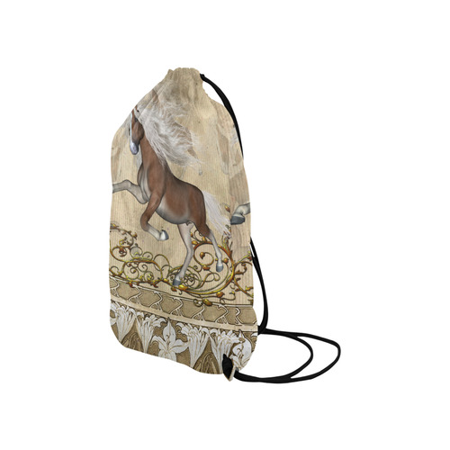 Wonderful wild horse Small Drawstring Bag Model 1604 (Twin Sides) 11"(W) * 17.7"(H)