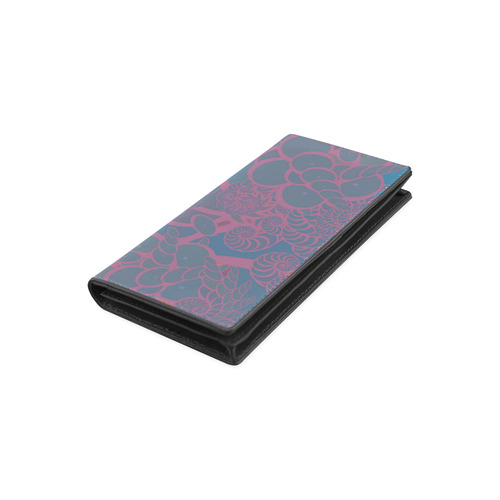 Rainforest at Night Women's Leather Wallet (Model 1611)