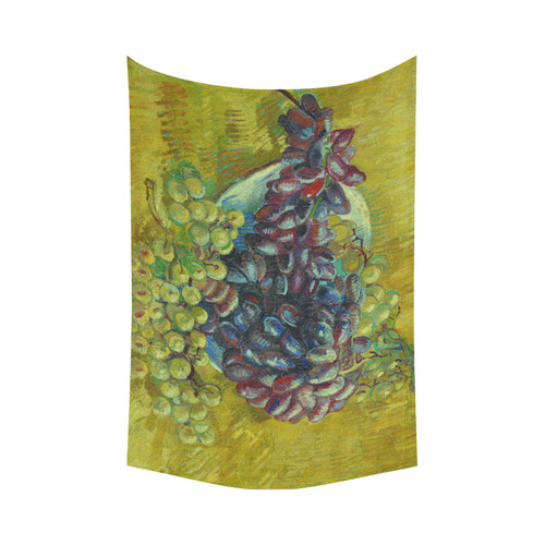 Vincent van Gogh Grapes Fine Art Painting Cotton Linen Wall Tapestry 90"x 60"