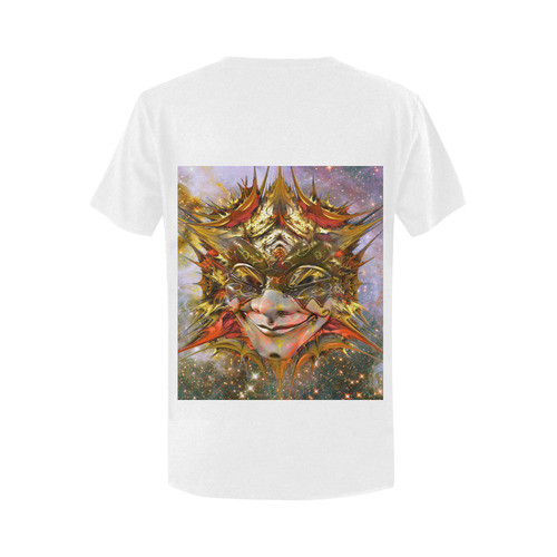 Star Clown Women's T-Shirt in USA Size (Two Sides Printing)