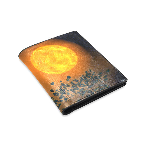 Space scenario - The Apocalypse Men's Leather Wallet (Model 1612)