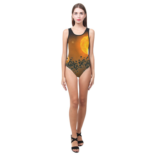 Space scenario - The Apocalypse Vest One Piece Swimsuit (Model S04)