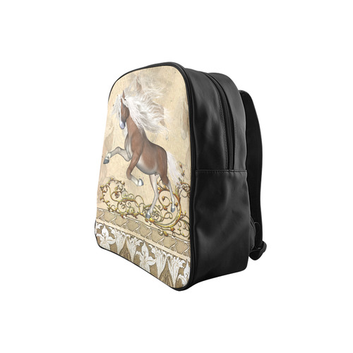 Wonderful wild horse School Backpack (Model 1601)(Small)