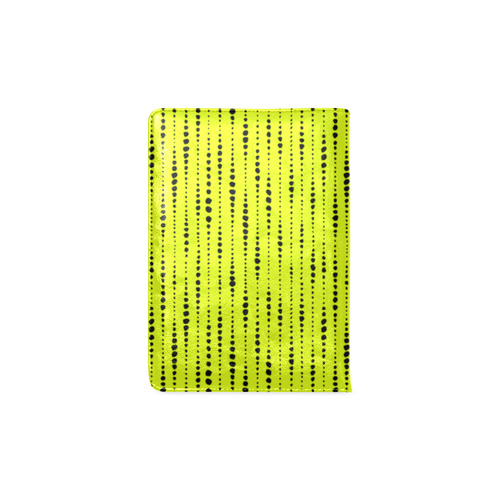 Black Dotted Lines Pattern Custom NoteBook A5