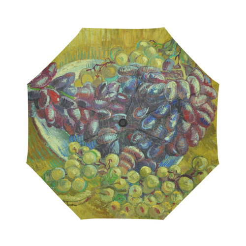 Vincent van Gogh Grapes Fine Art Painting Auto-Foldable Umbrella (Model U04)