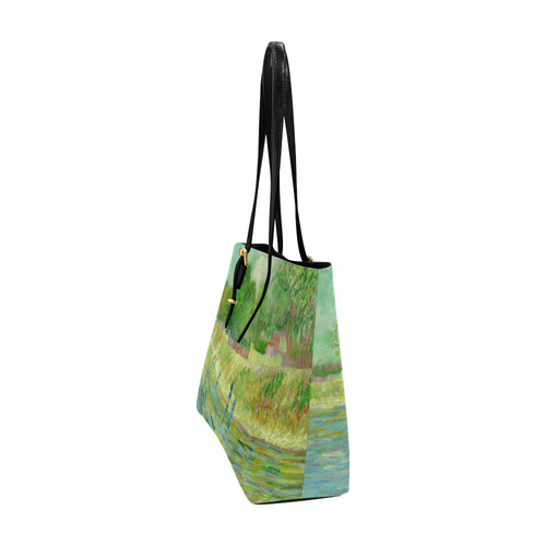 Vincent van Gogh Bank of the Seine Euramerican Tote Bag/Large (Model 1656)