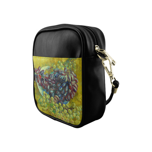 Vincent van Gogh Grapes Fine Art Painting Sling Bag (Model 1627)