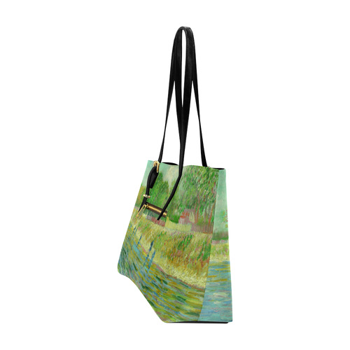 Vincent van Gogh Bank of the Seine Euramerican Tote Bag/Large (Model 1656)