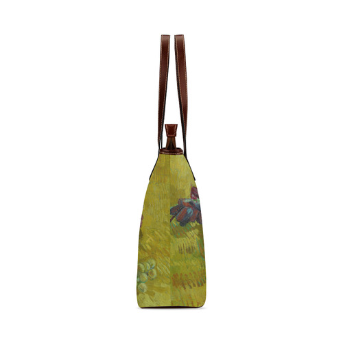 Vincent van Gogh Grapes Fine Art Painting Shoulder Tote Bag (Model 1646)