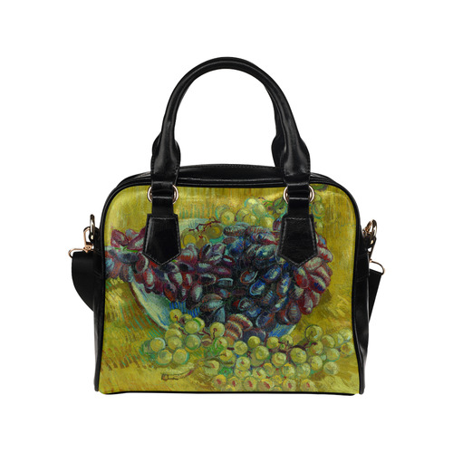 Vincent van Gogh Grapes Fine Art Painting Shoulder Handbag (Model 1634)