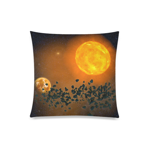 Space scenario - The Apocalypse Custom Zippered Pillow Case 20"x20"(Twin Sides)