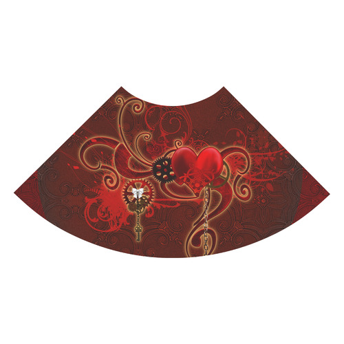 Wonderful steampunk design with heart 3/4 Sleeve Sundress (D23)