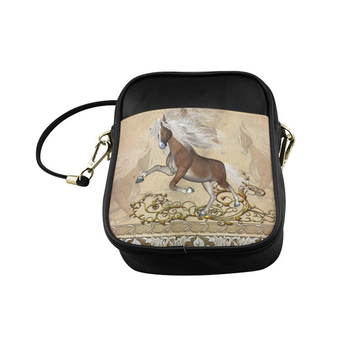 Wonderful wild horse Sling Bag (Model 1627)