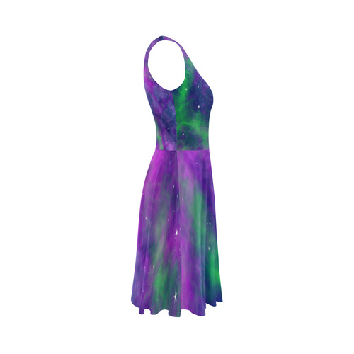 fantasy milky way A by JamColors Sleeveless Ice Skater Dress (D19)