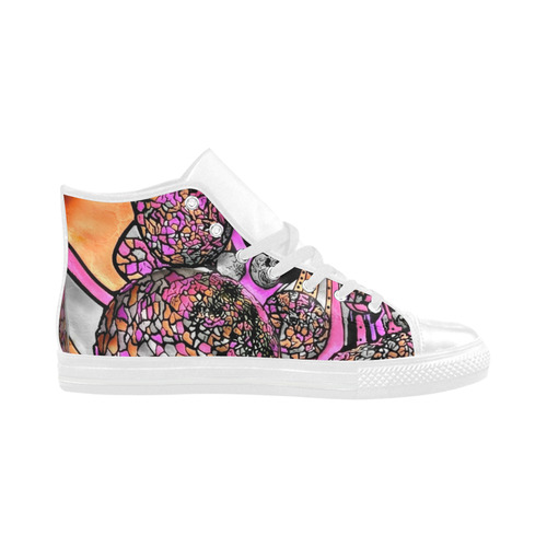 Disco by Nico Bielow Aquila High Top Microfiber Leather Women's Shoes (Model 032)