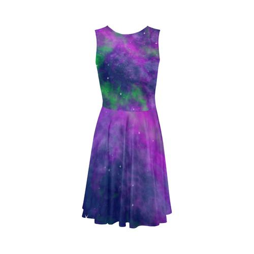 fantasy milky way A by JamColors Sleeveless Ice Skater Dress (D19)