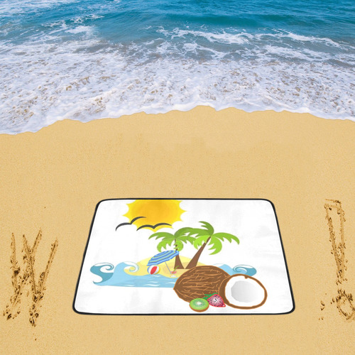 Beach Fun Beach Mat 78"x 60"