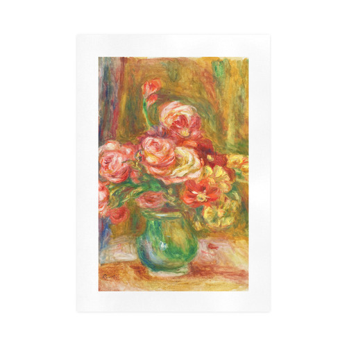 Pierre-Auguste Renoir Vase of Roses Art Print 16‘’x23‘’