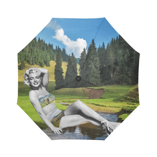 Marilyn In Transylvania Umbrella Auto-Foldable Umbrella (Model U04)
