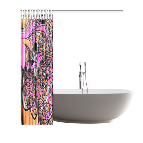 Disco by Nico Bielow Shower Curtain 72"x72"