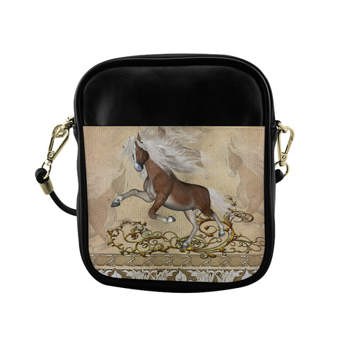 Wonderful wild horse Sling Bag (Model 1627)