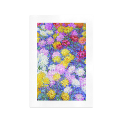 Claude Monet Chrysanthemums Floral Art Art Print 13‘’x19‘’