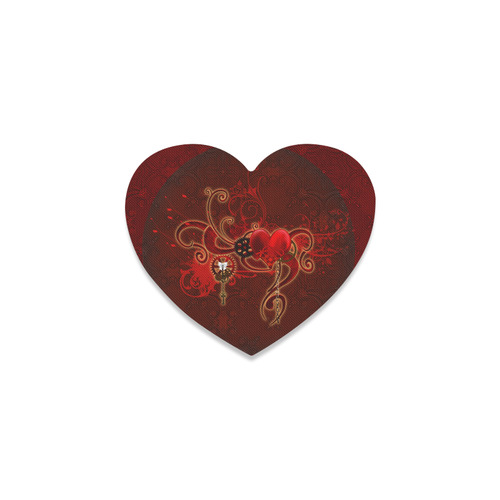 Wonderful steampunk design with heart Heart Coaster