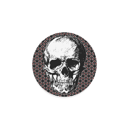 Skull and Boxes Round Coaster