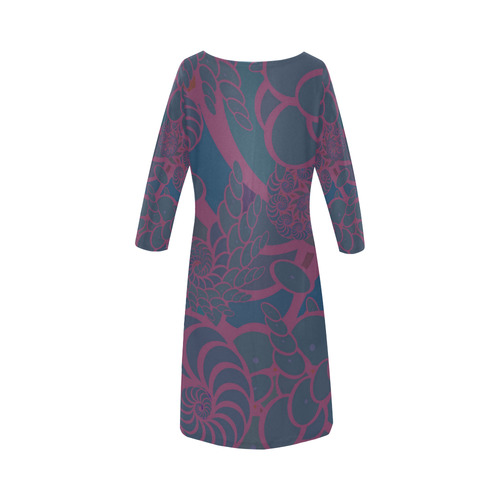 Rainforest at Night Round Collar Dress (D22)