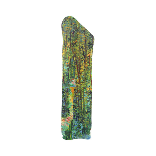 Vincent van Gogh Path in the Woods Bateau A-Line Skirt (D21)