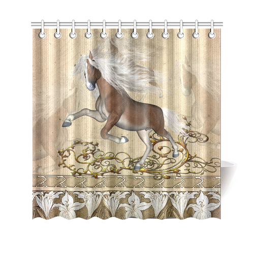 Wonderful wild horse Shower Curtain 69"x70"