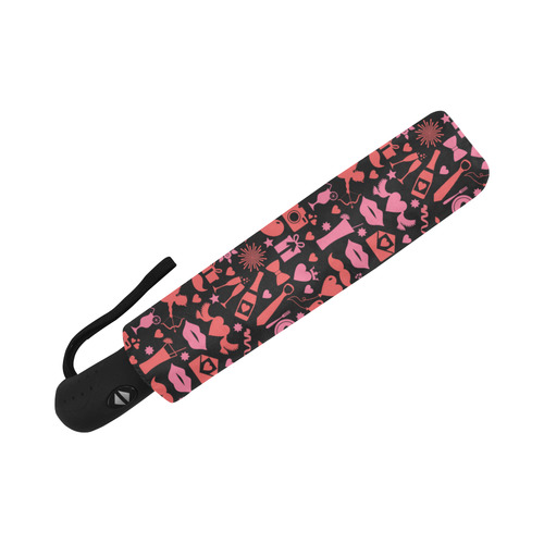 Pink Love Auto-Foldable Umbrella (Model U04)