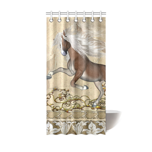Wonderful wild horse Shower Curtain 36"x72"
