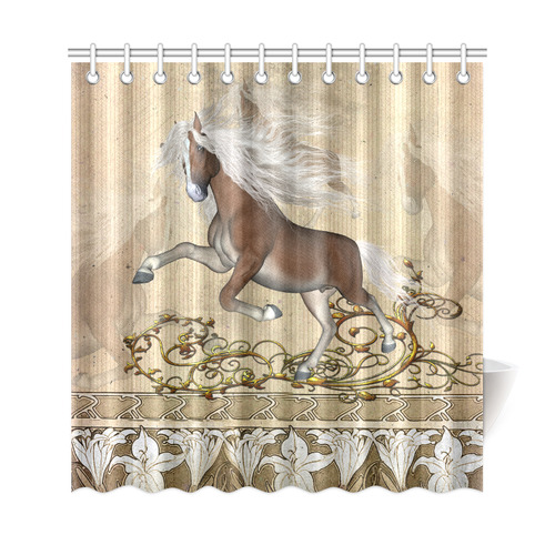 Wonderful wild horse Shower Curtain 69"x72"